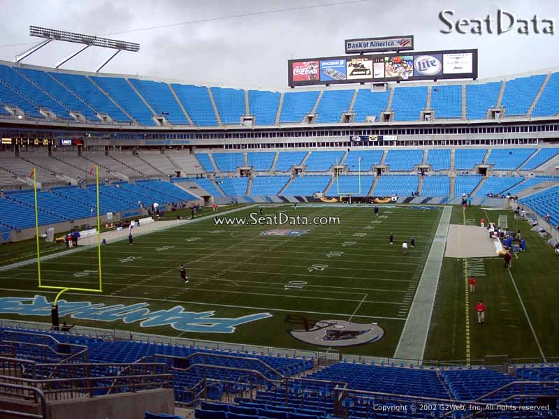 Seat View for Bank of America Stadium Section 227