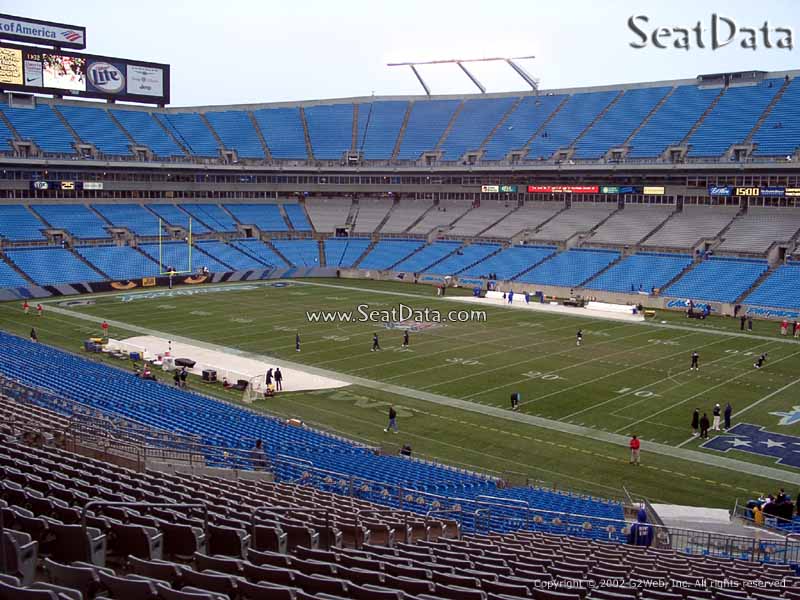 Seat View for Bank of America Stadium Section 310