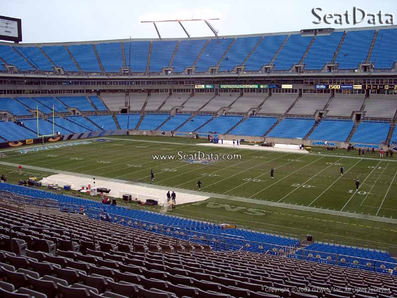 Seat View for Bank of America Stadium Section 312