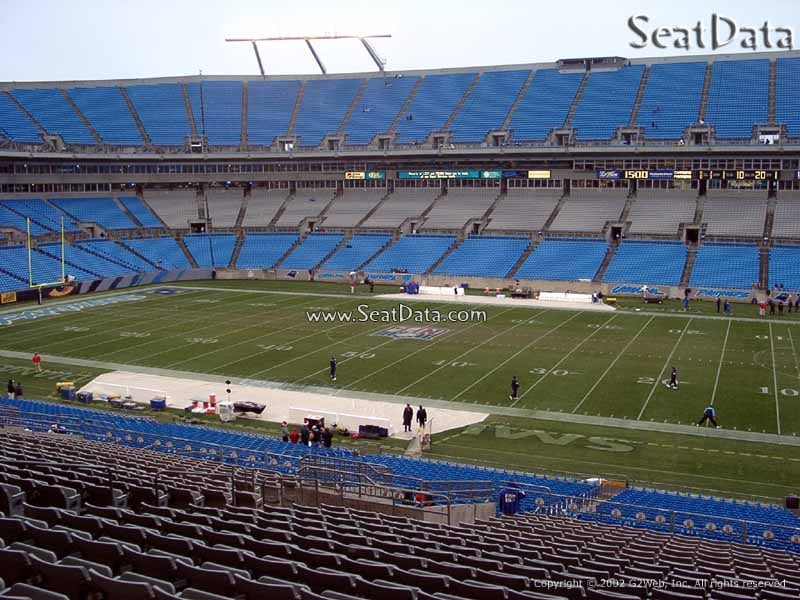 Seat View for Bank of America Stadium Section 313