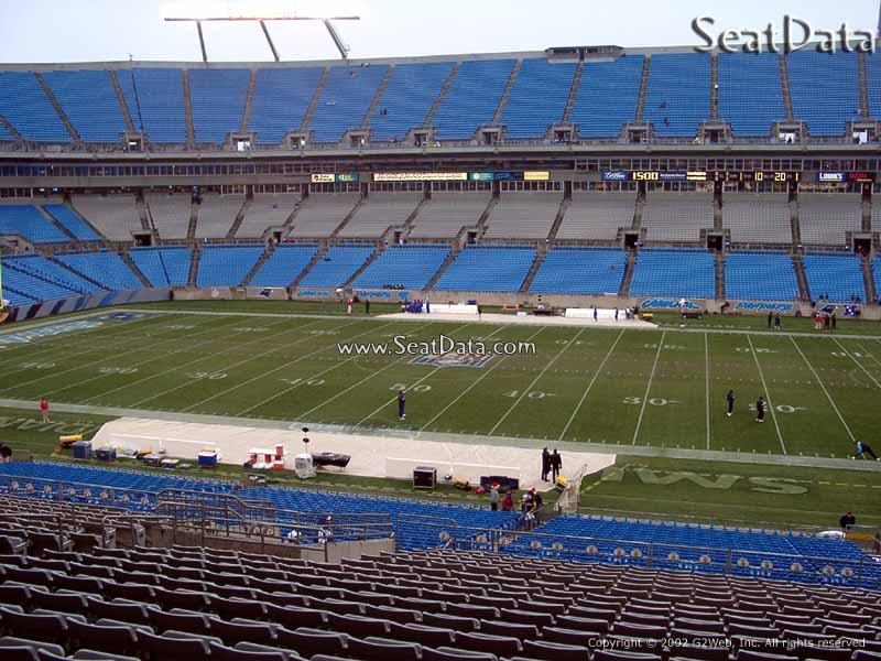 Seat View for Bank of America Stadium Section 314