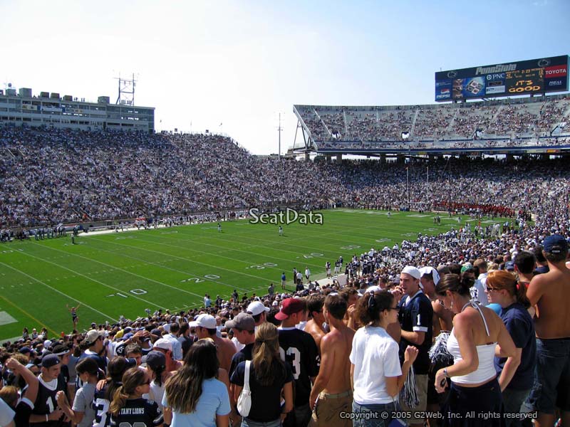 Seat View for Beaver Stadium Section EA