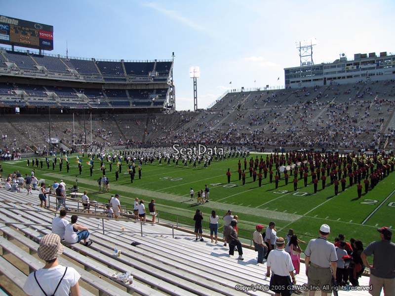 beaver stadium section eg rateyourseats com penn state beaver stadium seating chart