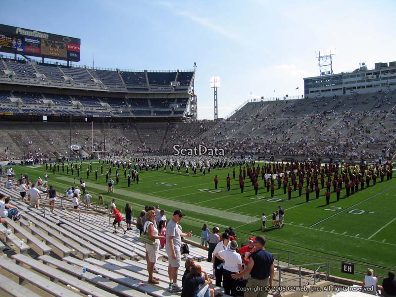 Seat View for Beaver Stadium Section EH