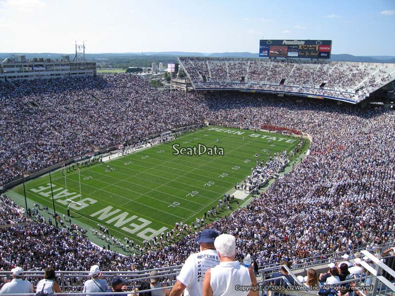 Seat View for Beaver Stadium Section SAU
