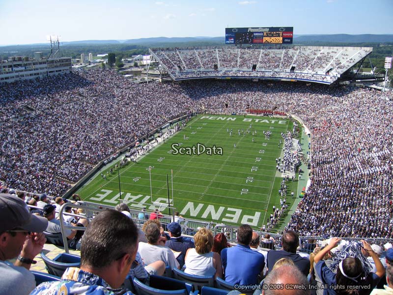 Seat View for Beaver Stadium Section SCU
