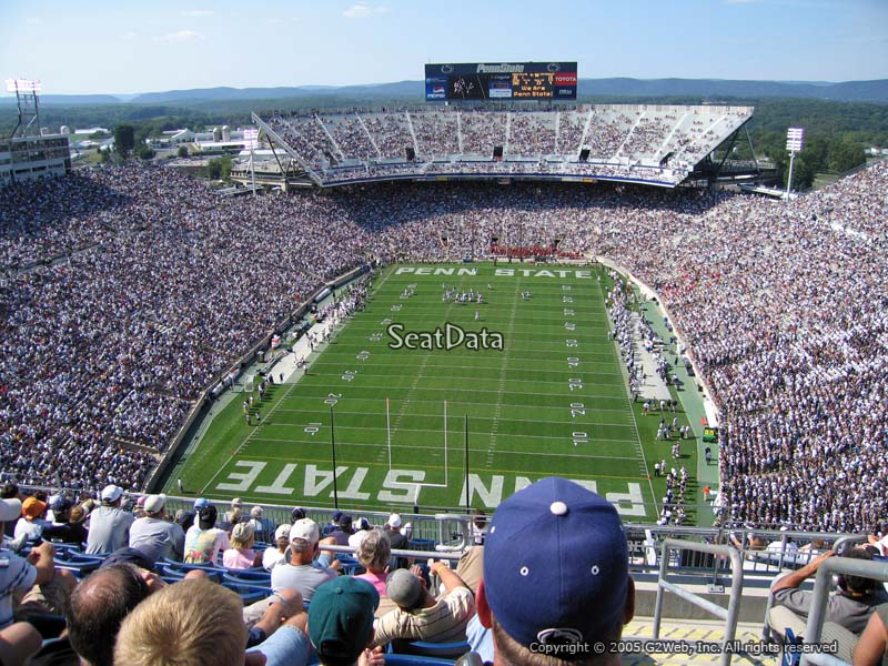 Seat View for Beaver Stadium Section SEU