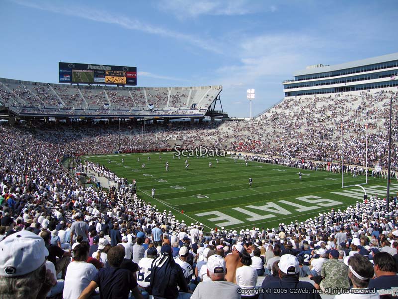 Seat View for Beaver Stadium Section SH