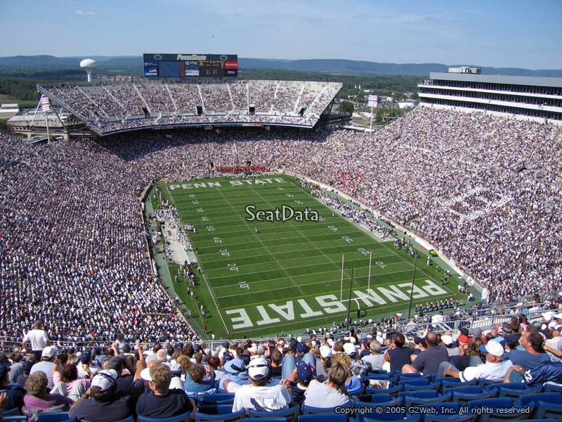 Seat View for Beaver Stadium Section SHU