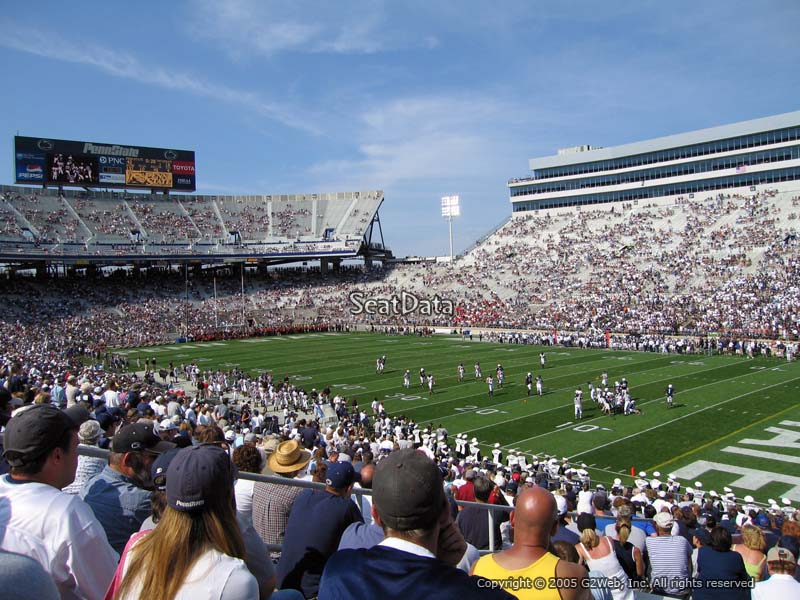 Seat View for Beaver Stadium Section SK