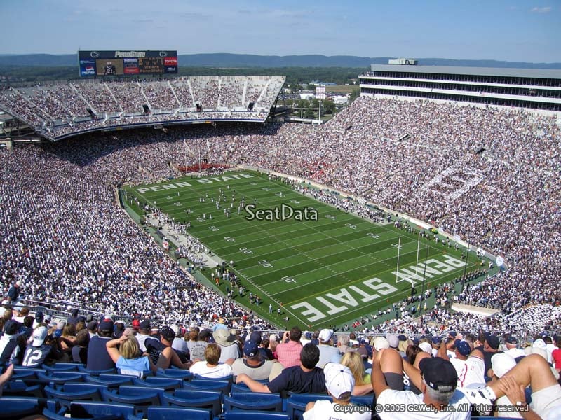 Seat View for Beaver Stadium Section SKU