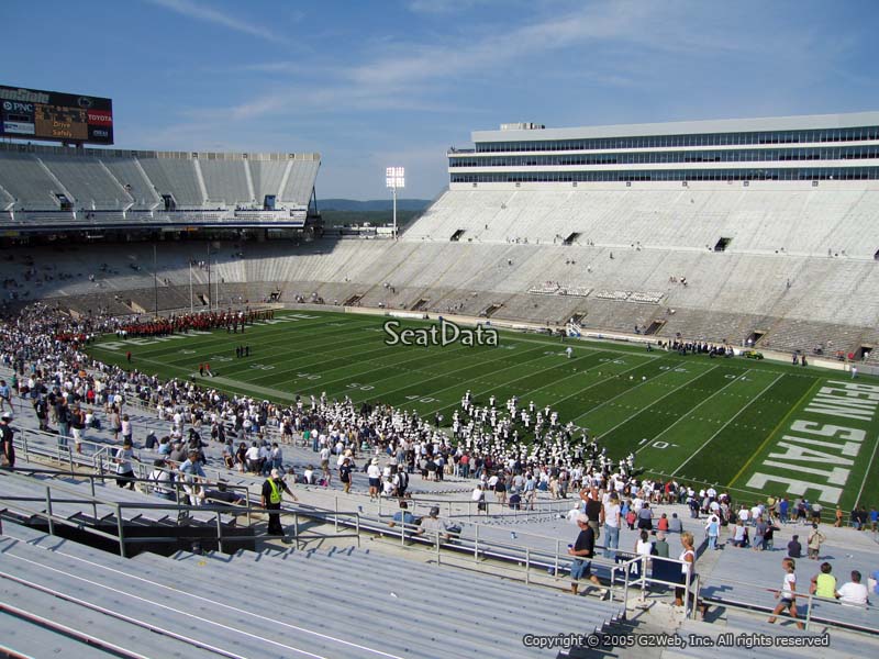 Seat View for Beaver Stadium Section WAU
