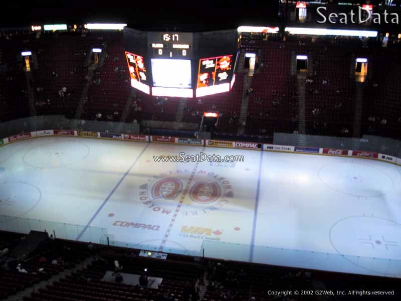 Seat View for Bell Centre Section 318