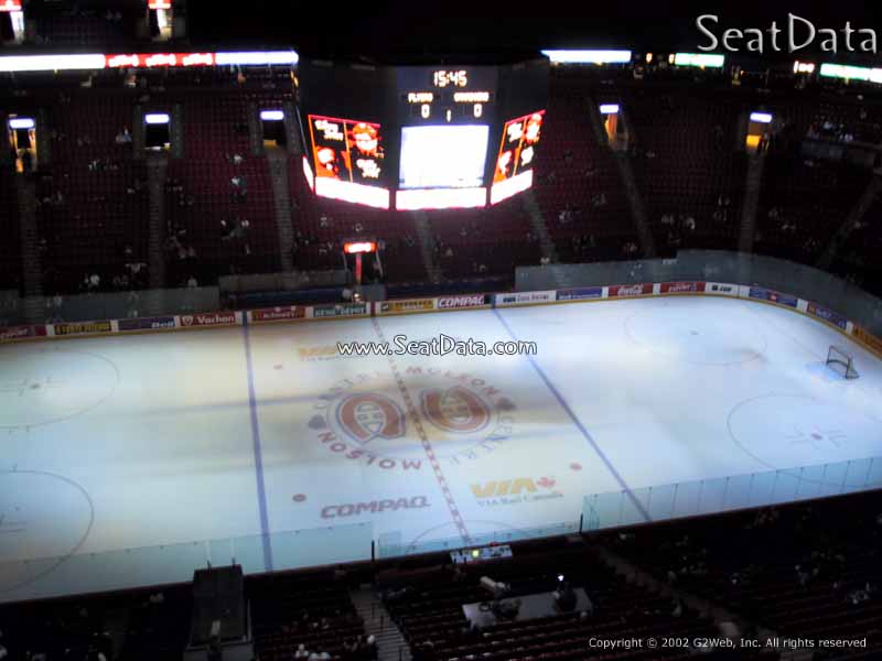Seat View for Bell Centre Section 320