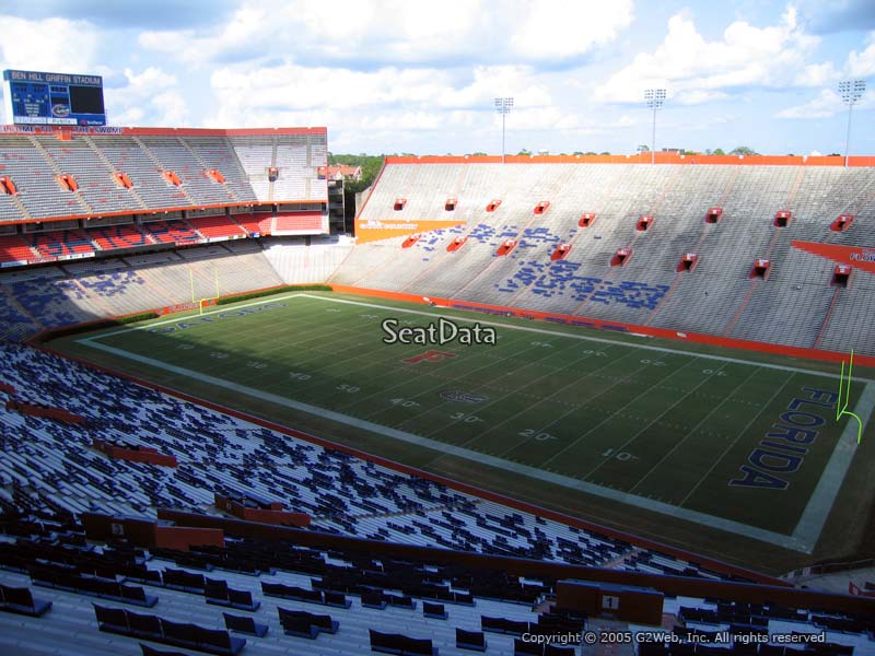 Seat View for Ben Hill Griffin Stadium Section 502