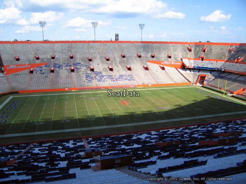 Seat View for Ben Hill Griffin Stadium Section 508