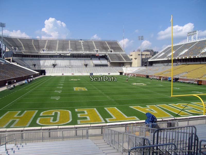 Seat View for Bobby Dodd Stadium Section 135