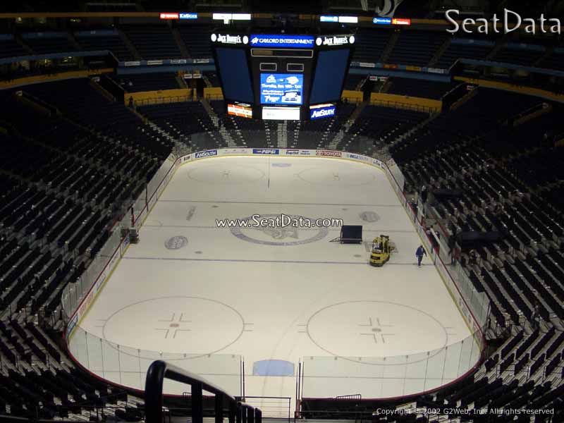 Section 316 At Bridgestone Arena Nashville Predators Rateyourseats Com