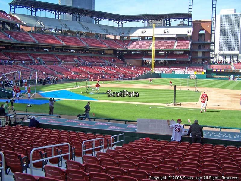 Busch Stadium Seating Chart With Rows And Seats