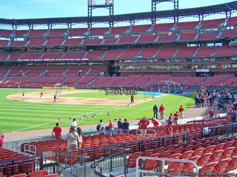 Busch Stadium Seating Chart With Rows And Seats