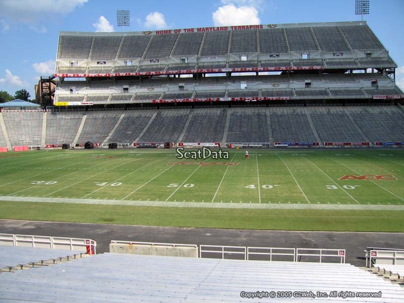 Maryland Stadium Section 25 - RateYourSeats.com