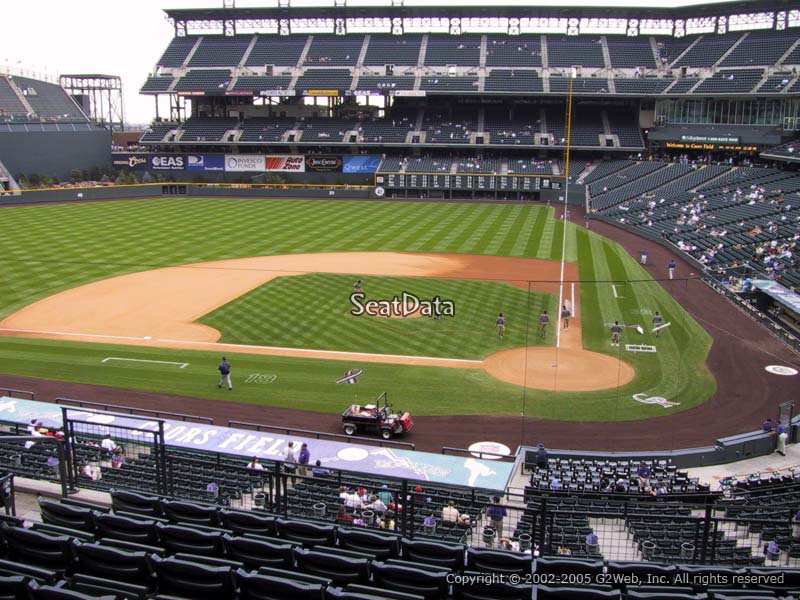 Wells Fargo Club Level Seats Coors Field Elcho Table