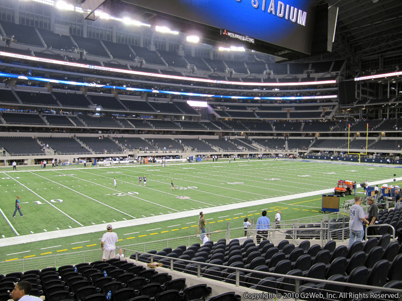 at t stadium section 142 dallas cowboys rateyourseats com cowboys seating chart view