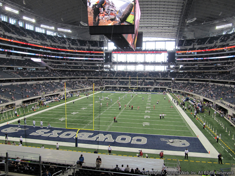 Cowboy Stadium Seating Chart Virtual View