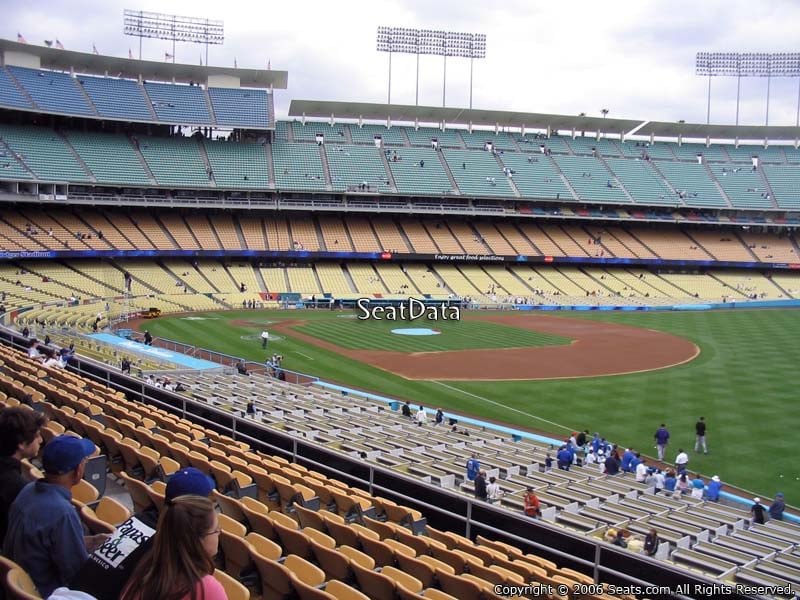 Dodger Stadium Seating Chart Preferred Field Box