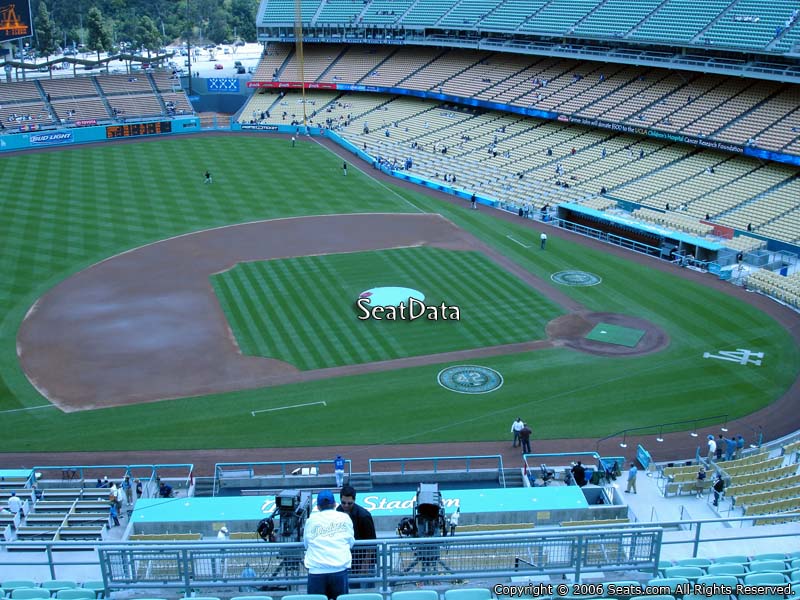 Dodger Stadium Seating Chart Infield Reserve