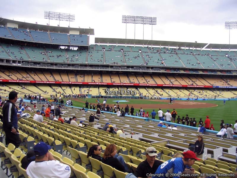 Dodger Stadium Seating Chart Preferred Field Box