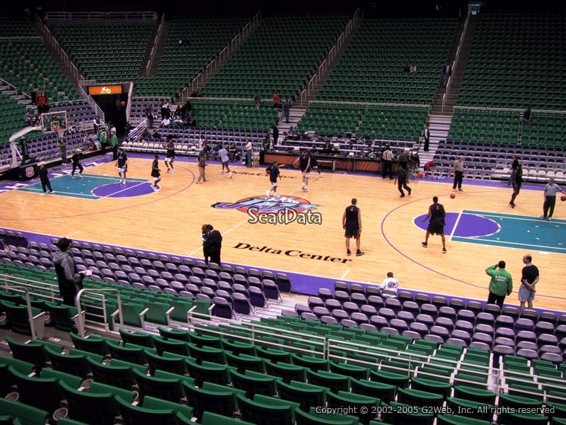 View from Section 6 at EnergySolutions Arena