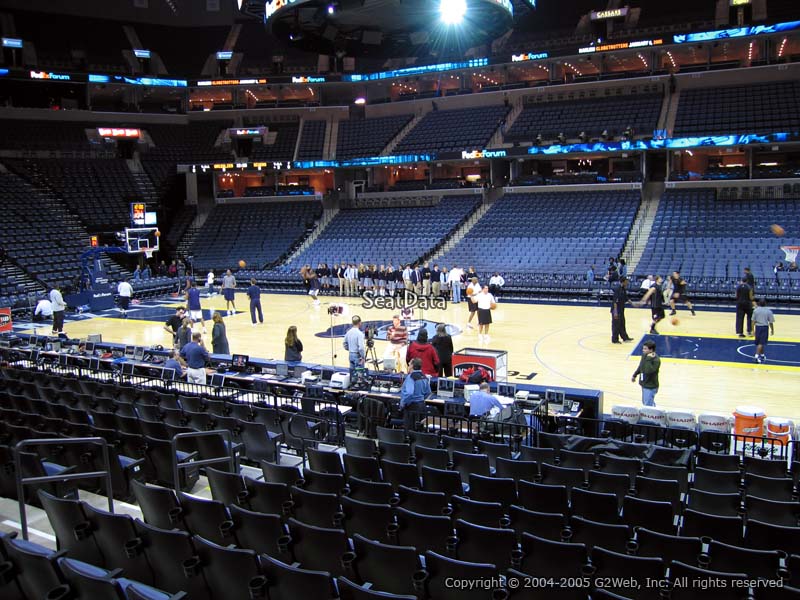 FedEx Forum Seating Chart + Rows, Seat Numbers and Club Seats