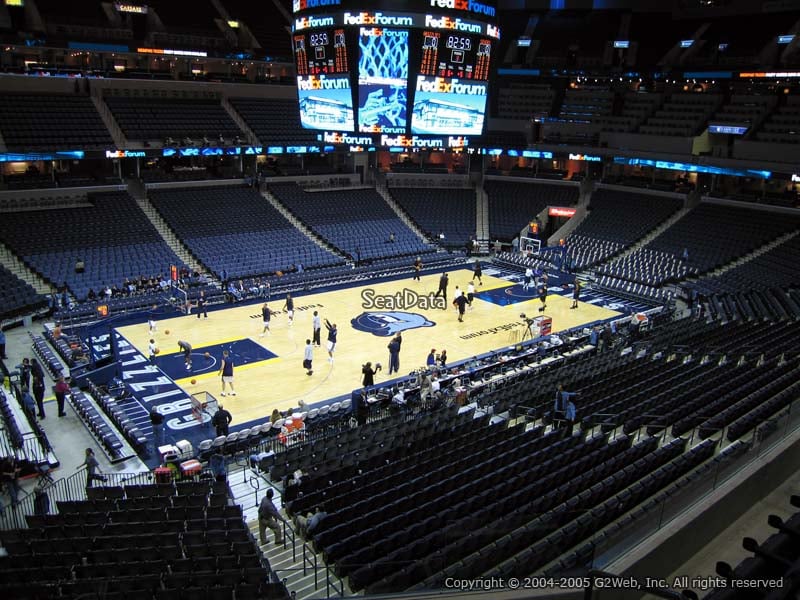 pinnacle club seats fedex forum basketball seating fedexforum seating chart pinnacle level