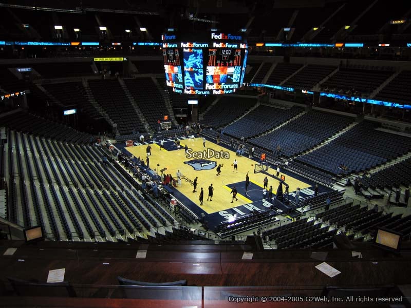 Seat View for FedEx Forum Section CB1