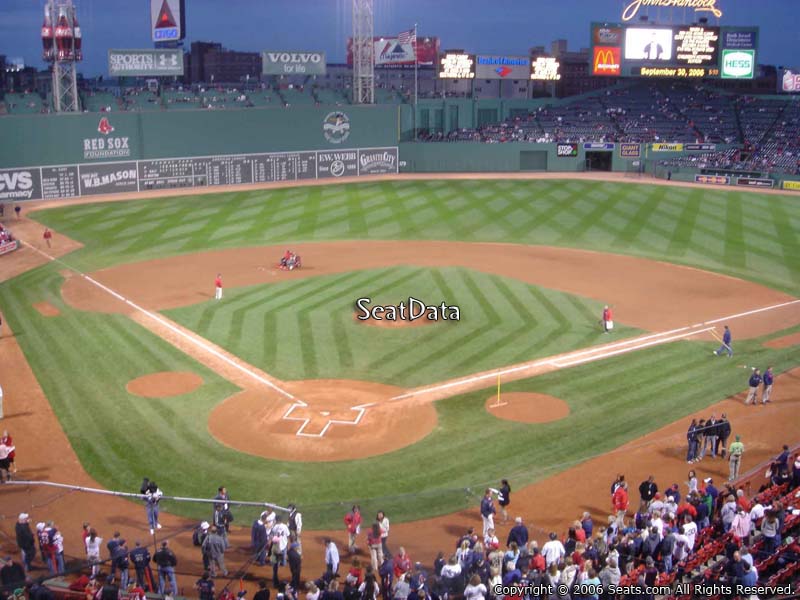 Seat View for Fenway Park EMC Club 2