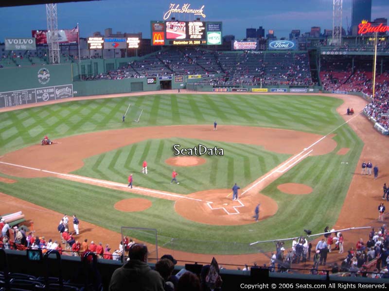 Seat View for Fenway Park EMC Club 5