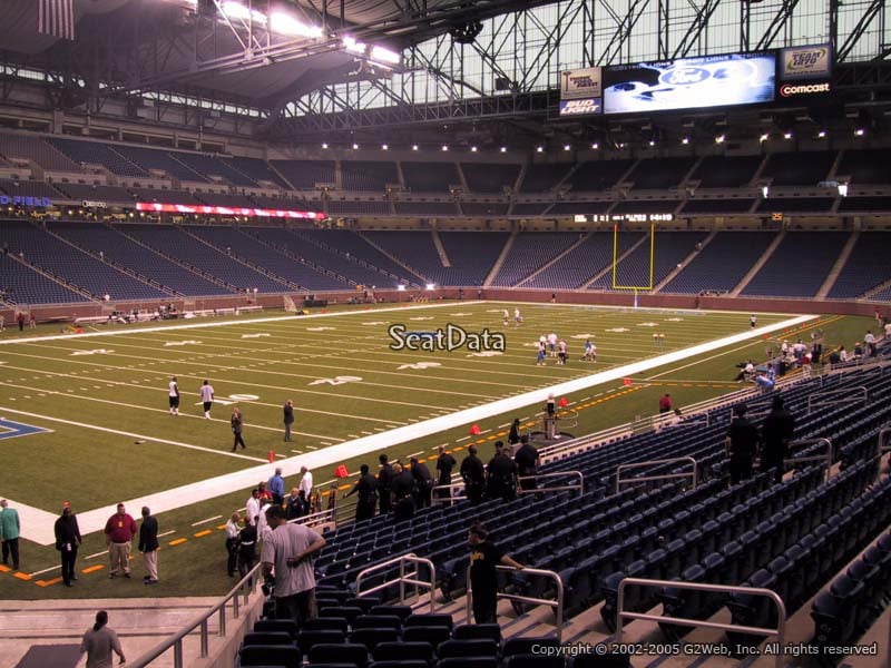 Best ford field seats