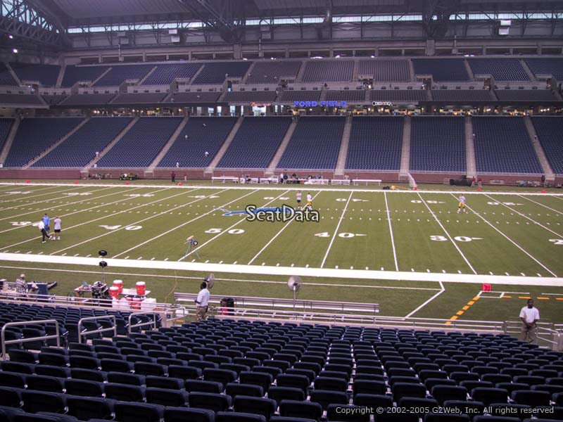 Handicap seating at ford field #8