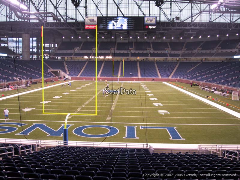 Ford field football player #7