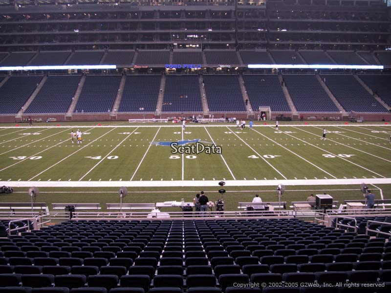 What are club level seats at ford field #3
