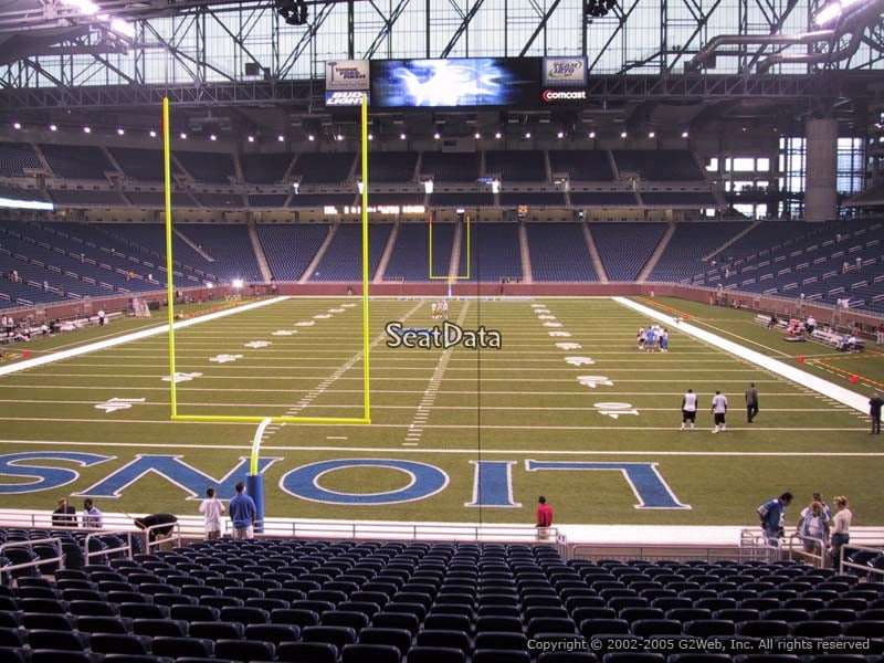 Ford field football player #9