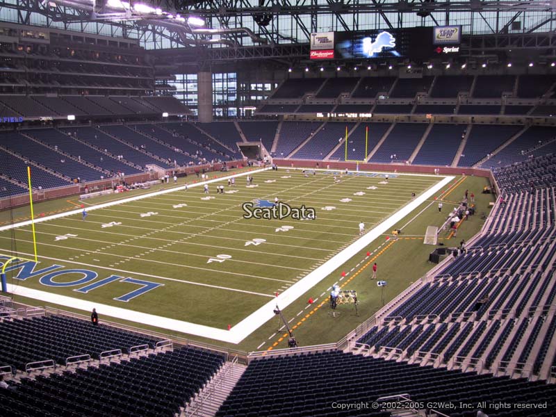 Handicap seating at ford field #2
