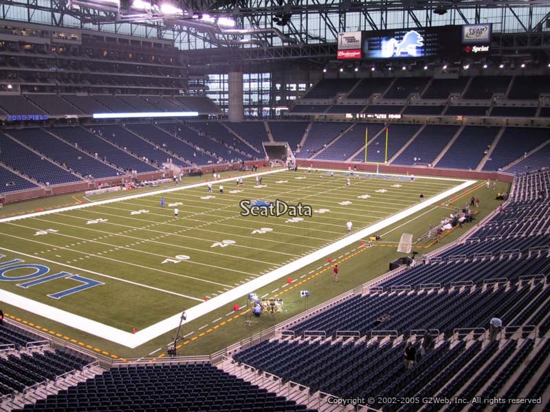 Handicap seating at ford field #10