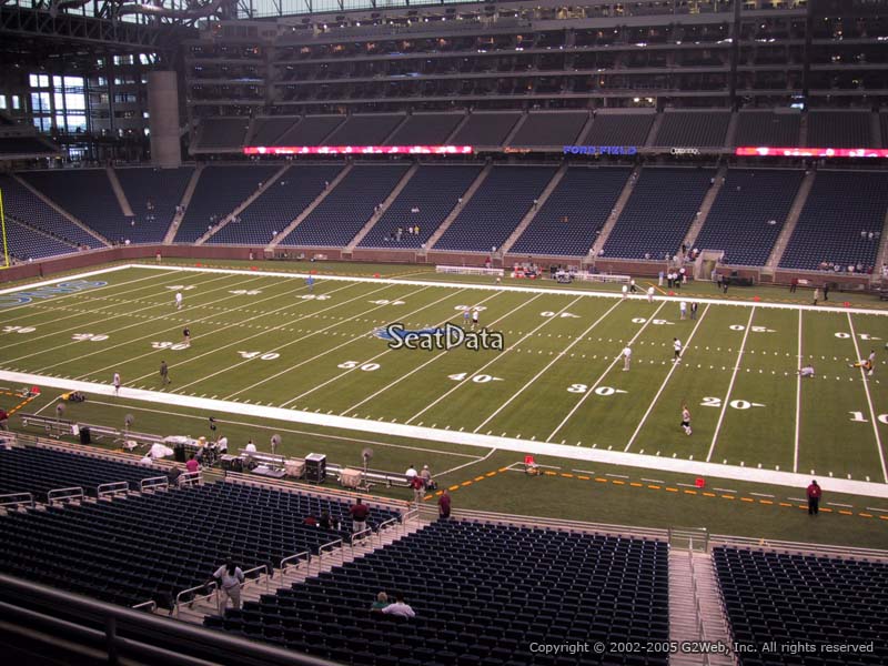 Handicap seats at ford field #9