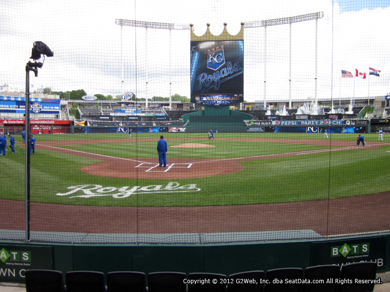 kauffman stadium crown 4 rateyourseats com royals seating chart with rows