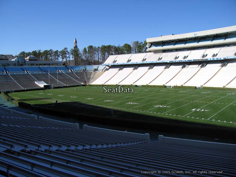 kenan memorial stadium section 129 rateyourseats com north carolina football stadium seating chart