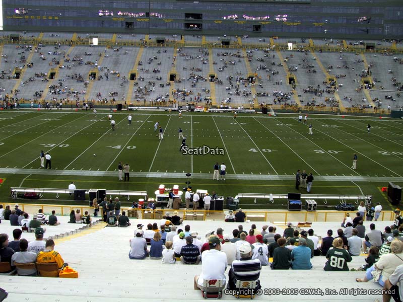 Lambeau Field Section 119