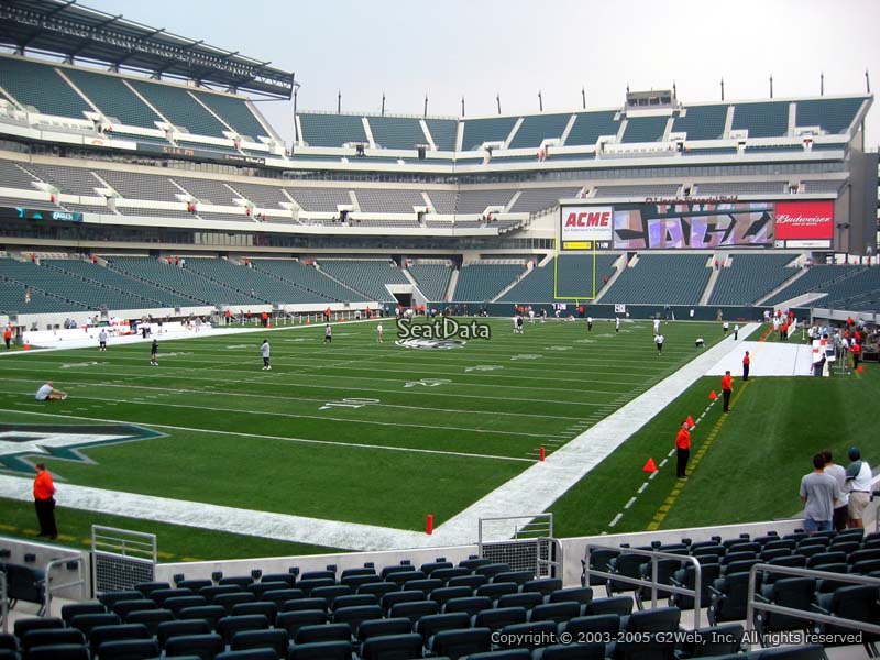 lincoln financial field section 132 philadelphia eagles lincoln financial field seating chart rows