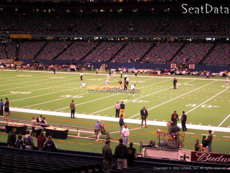 superdome section 139 new orleans saints rateyourseats com superdome seating chart saints games